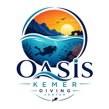 Antalya'nın önde gelen dalış merkezi Oasis Dive Center resmi logosu