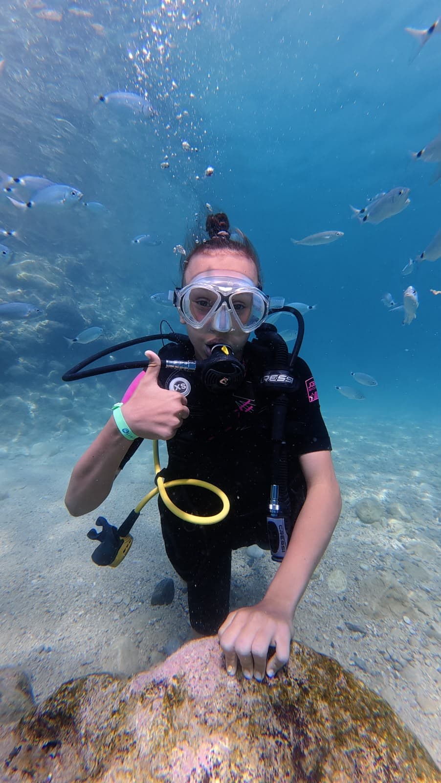 Oasis Dive Center ile Akdeniz'de dalış anılarından bir kare